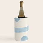Light Blue Minimalist Artwork Wine Chiller Gallery Image 2