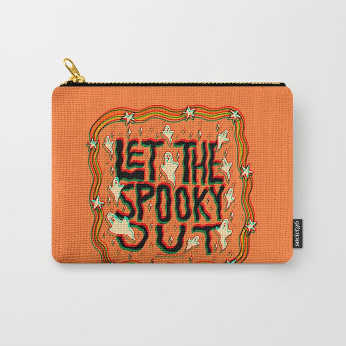 Let the Spooky Out in 3D Carry All Pouch Gallery Image 1