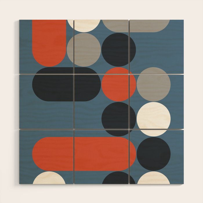 Domino 07 Wood Wall Art Gallery Image 1