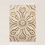 Boho Chic Macrame Mandala Stationery Card Gallery Image 2
