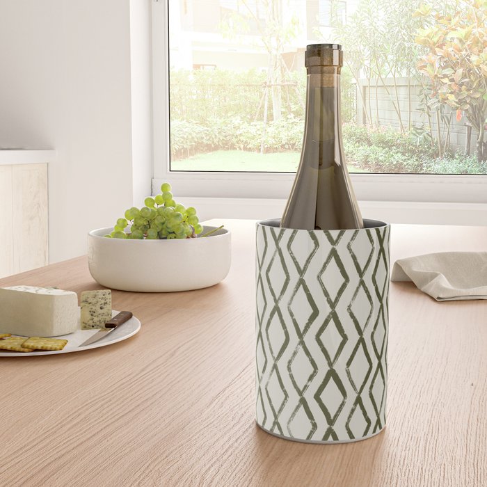 Simple Hand Drawn Pattern #6 Wine Chiller Gallery Image 4