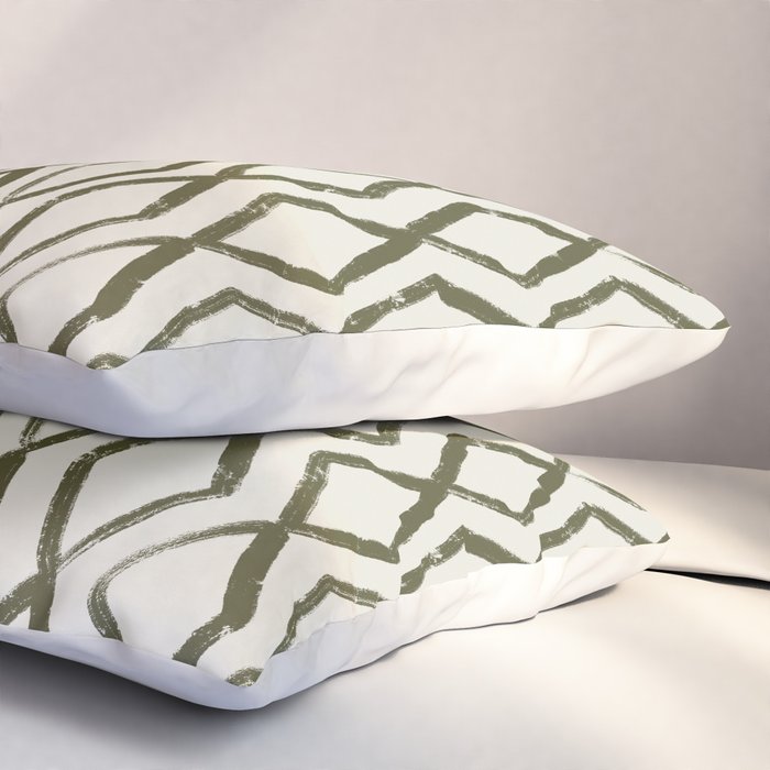 Simple Hand Drawn Pattern #6 Pillow Sham Gallery Image 3