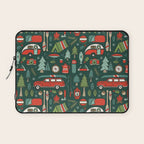 Seasons Greetings - Camping Christmas Laptop Sleeve Gallery Image 1