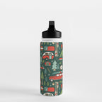 Seasons Greetings - Camping Christmas Water Bottle Gallery Image 3