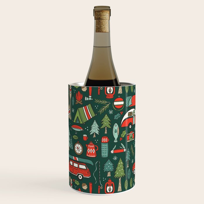 Seasons Greetings - Camping Christmas Wine Chiller Gallery Image 1