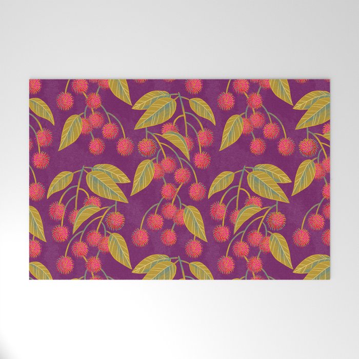 Rambutan Fruit Welcome Mat Gallery Image 1