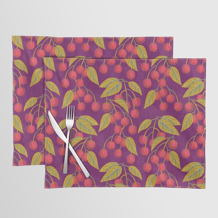 Rambutan Fruit Placemat Gallery Image 1