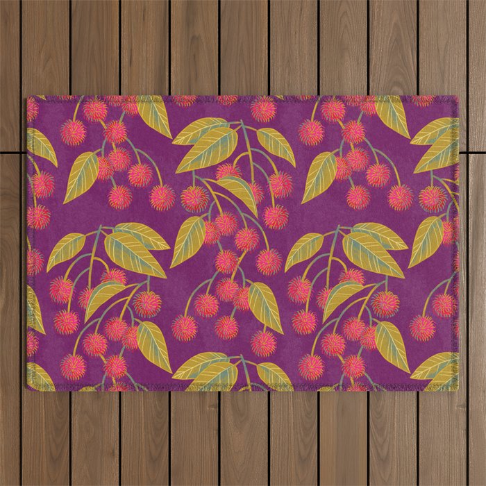 Rambutan Fruit Outdoor Rug Gallery Image 1