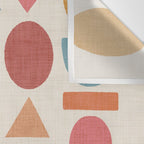 Geo Mod Shapes - Light Wall Tapestry Gallery Image 3