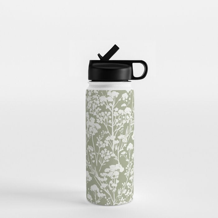 Sage Bloom in Floral Water Bottle Gallery Image 1
