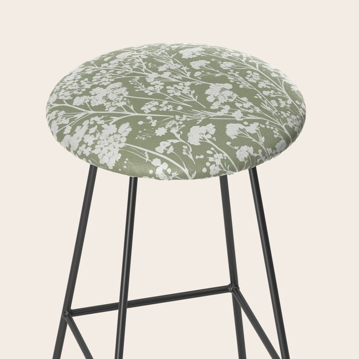 Sage Bloom in Floral Stool Gallery Image 2