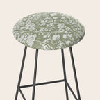 Sage Bloom in Floral Stool Gallery Image 2