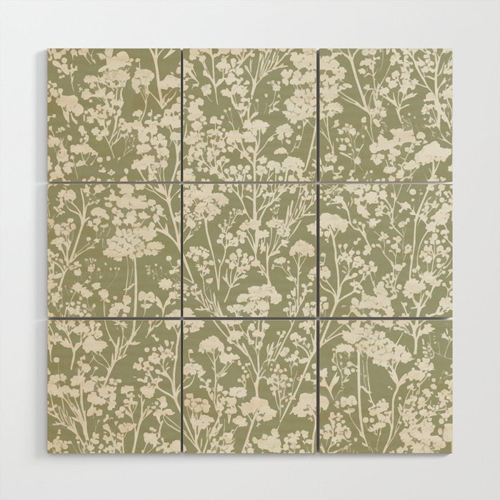 Sage Bloom in Floral Wood Wall Art Gallery Image 1