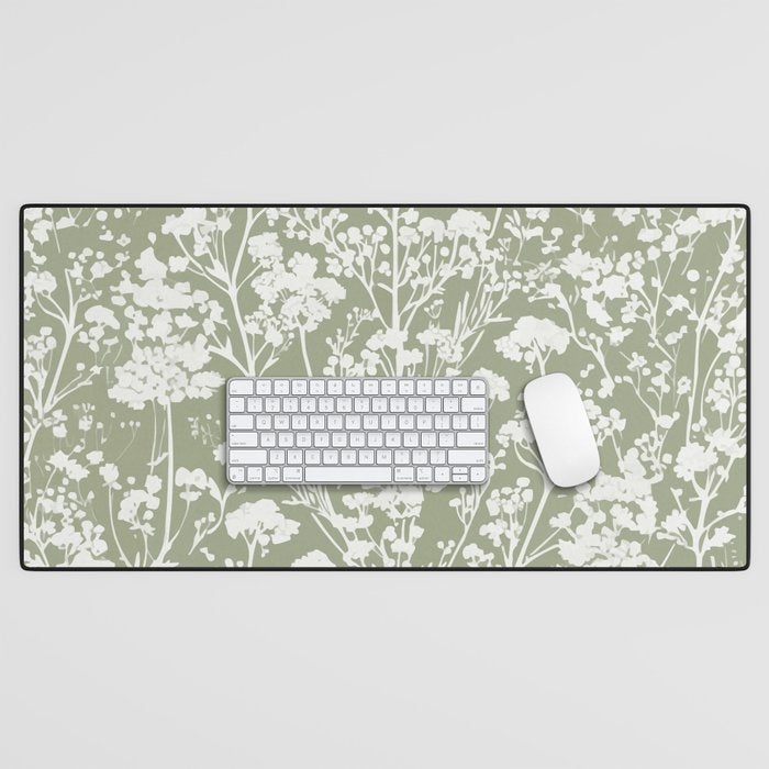 Sage Bloom in Floral Desk Mat Gallery Image 1