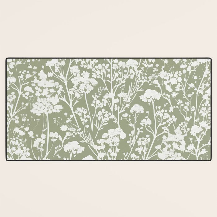 Sage Bloom in Floral Desk Mat Gallery Image 3