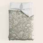 Sage Bloom in Floral Comforter Gallery Image 6