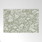 Sage Bloom in Floral Welcome Mat Gallery Image 1