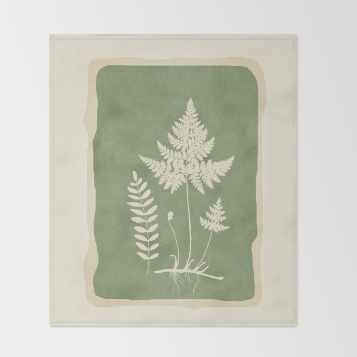 Leaf Design 16 Throw Blanket Gallery Image 2