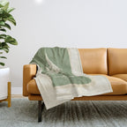 Leaf Design 16 Throw Blanket Gallery Image 1