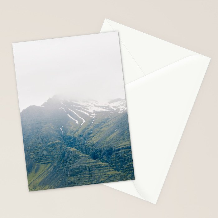 Misty Mountain, Iceland Landscape Photography Stationery Card Gallery Image 2