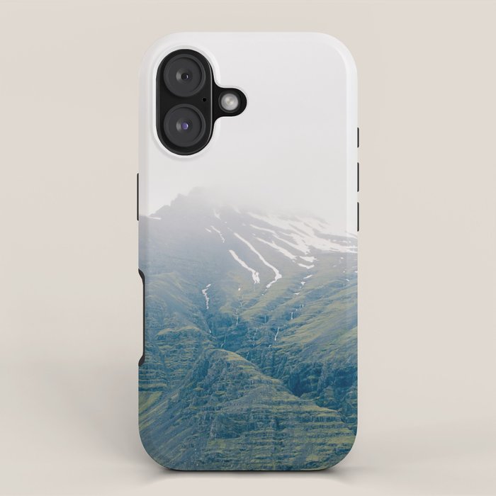 Misty Mountain, Iceland Landscape Photography iPhone Case Gallery Image 1