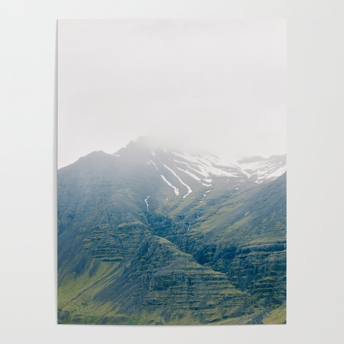 Misty Mountain, Iceland Landscape Photography Poster Gallery Image 4