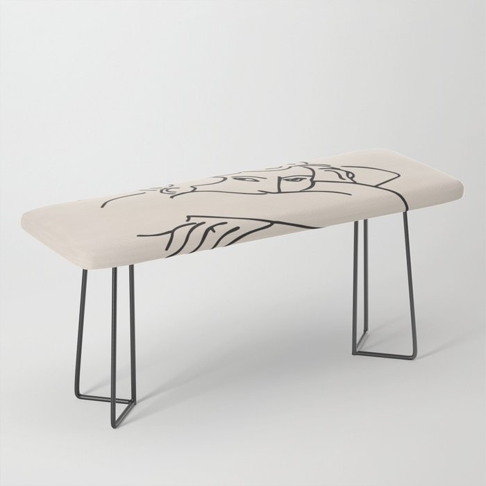 Henri Matisse 'La Femme' Female Nude Figurative Line Art Bench Gallery Image 1