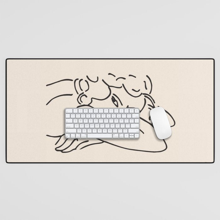 Henri Matisse 'La Femme' Female Nude Figurative Line Art Desk Mat Gallery Image 1