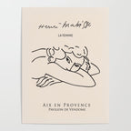 Henri Matisse 'La Femme' Female Nude Figurative Line Art Poster Gallery Image 4