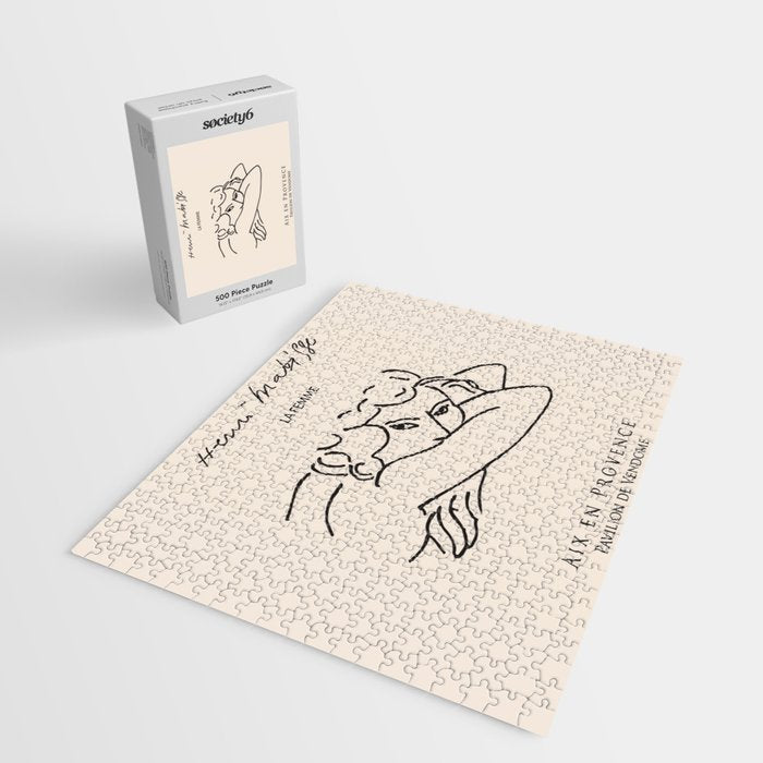 Henri Matisse 'La Femme' Female Nude Figurative Line Art Jigsaw Puzzle Gallery Image 2