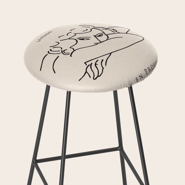 Henri Matisse 'La Femme' Female Nude Figurative Line Art Stool Gallery Image 2