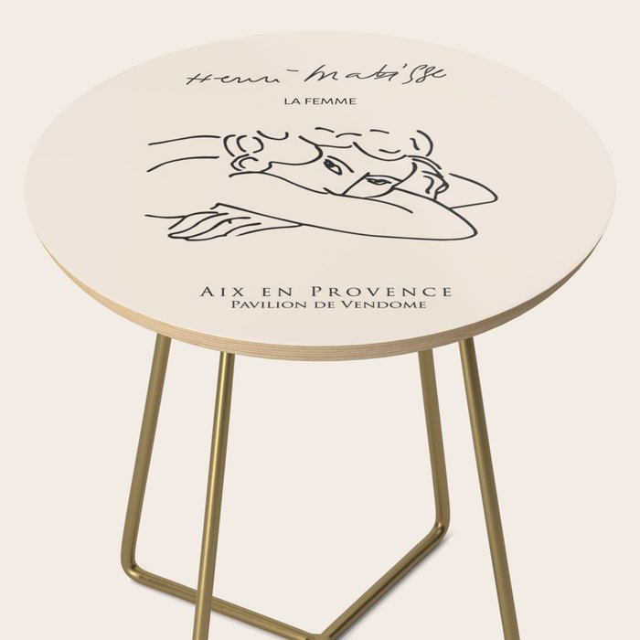 Henri Matisse 'La Femme' Female Nude Figurative Line Art Side Table Gallery Image 2