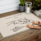 Henri Matisse 'La Femme' Female Nude Figurative Line Art Outdoor Rug Gallery Image 2