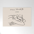 Henri Matisse 'La Femme' Female Nude Figurative Line Art Welcome Mat Gallery Image 1