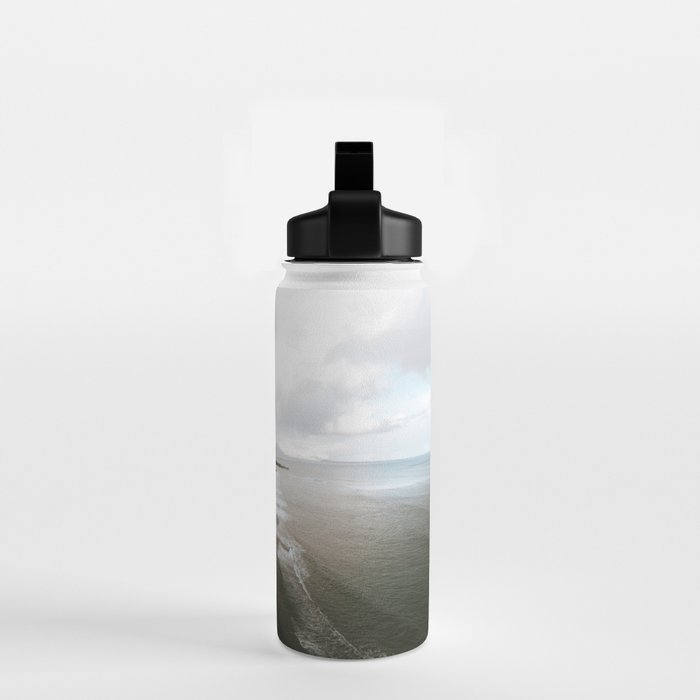 Moody black sand beach in Iceland - Landscape Photography Water Bottle Gallery Image 2