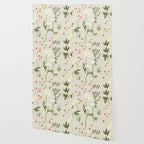 Flower market, Gdansk, Botanical Vintage art Wallpaper Gallery Image 2