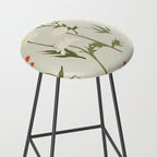 Flower market, Gdansk, Botanical Vintage art Stool Gallery Image 2