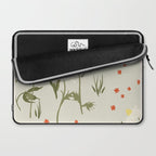 Flower market, Gdansk, Botanical Vintage art Laptop Sleeve Gallery Image 2