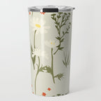 Flower market, Gdansk, Botanical Vintage art Travel Mug Gallery Image 1