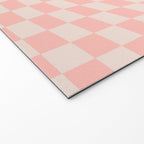 Check VII - Pink Twist â Checkerboard Print Welcome Mat Gallery Image 2