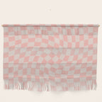 Check VII - Pink Twist â Checkerboard Print Wall Hanging Gallery Image 1