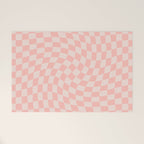 Check VII - Pink Twist â Checkerboard Print Welcome Mat Gallery Image 1