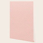 Check VII - Pink Twist â Checkerboard Print Wallpaper Gallery Image 2