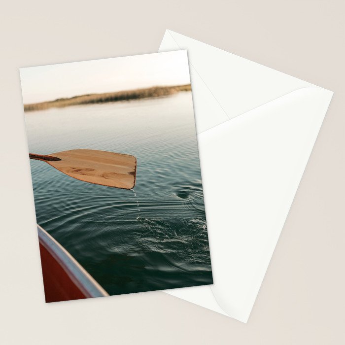 Sunrise Canoe #3 Stationery Card Gallery Image 2