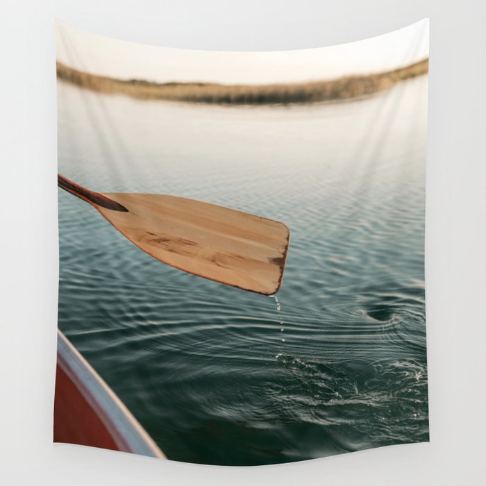 Sunrise Canoe #3 Wall Tapestry Gallery Image 4