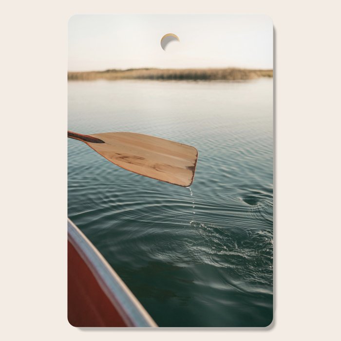 Sunrise Canoe #3 Cutting Board Gallery Image 1