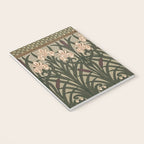 William Morris Iris Golden Green Art Notebook Gallery Image 3