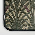 William Morris Iris Golden Green Art Laptop Sleeve Gallery Image 3