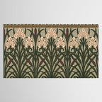 William Morris Iris Golden Green Art Tablecloth Gallery Image 2