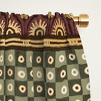 William Morris Iris Golden Green Art Window Curtain Gallery Image 2